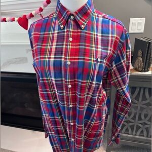 Ralph Lauren Plaid Button Down Shirt - Classic Fit - Size Medium